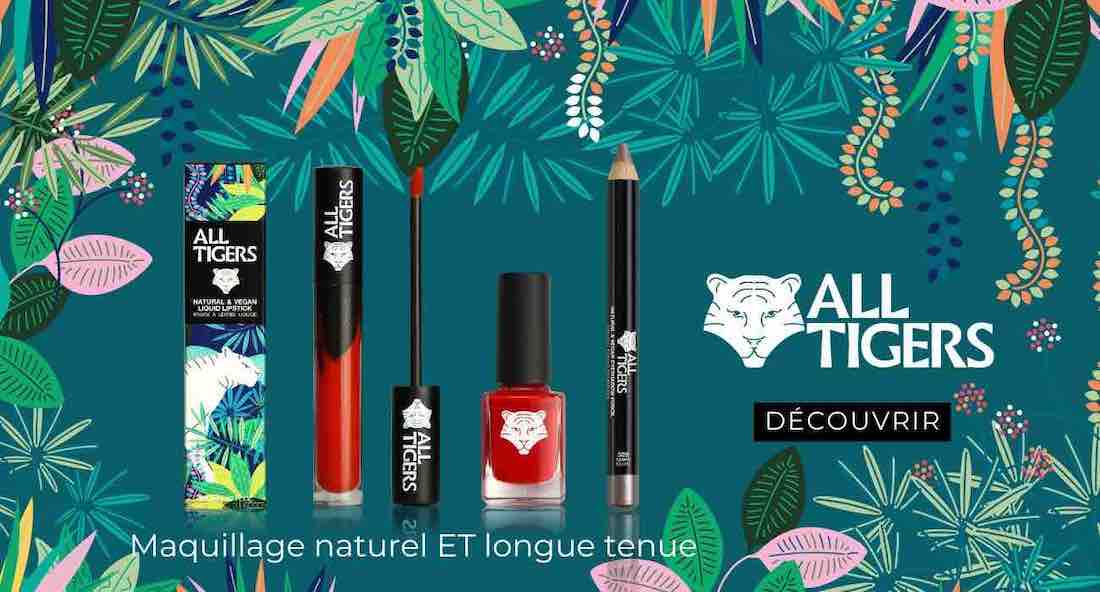 ALL TIGERS maquillage naturel et vegan l'Officina E-Shop beauté bio